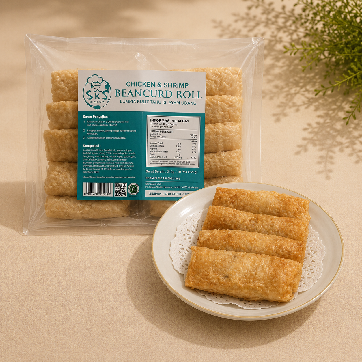 Chicken & Shrimp Beancurd Roll 3