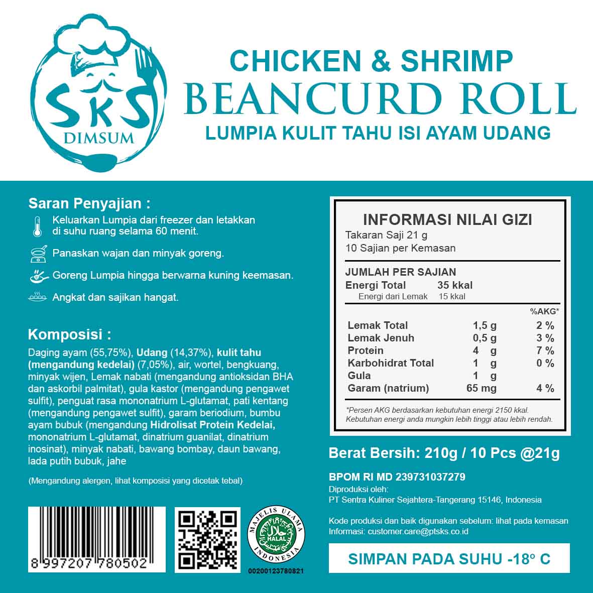 Chicken & Shrimp Beancurd Roll 4
