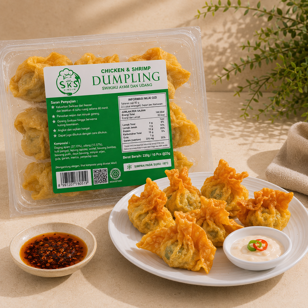 Chicken & Shrimp Dumpling 3