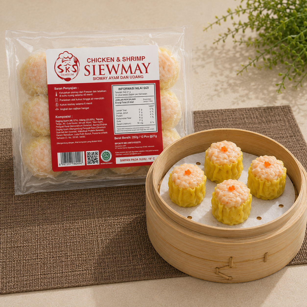 Chicken & Shrimp Siewmay 3