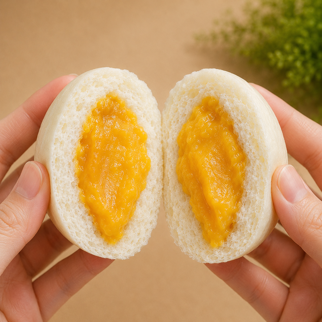 Salted Egg Pao 2